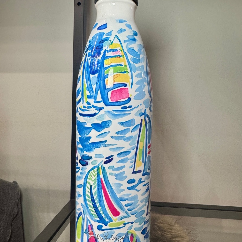 Lilly Pulitzer for Swell  Colorful Sailboat Water Bottle